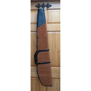 KOLPIN Padded Rifle Case Holder Plastic Butt End 49" Length Zip Leather Loop